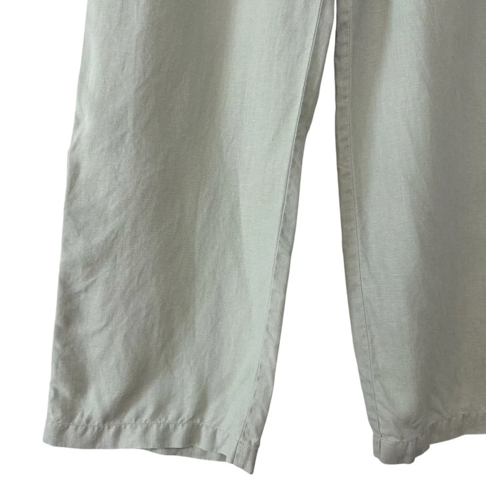 Wide Leg Utility Pants in Sage Green